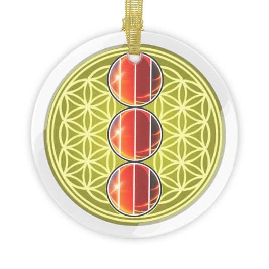 #79 - Made with Miracles - Thanksgiving, Hanukkah, Glass Ornament (INT)Tetrad 4 2015