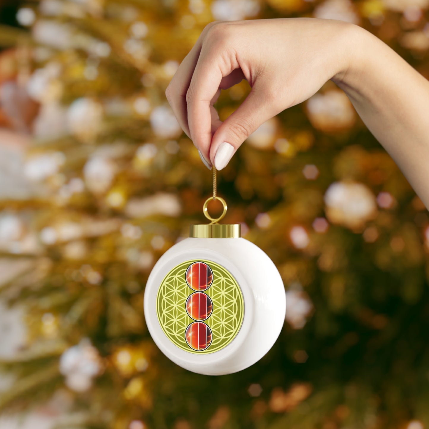#79 - Made with Miracles 3" Christmas Ball Ornament - Tetrad 4 2015