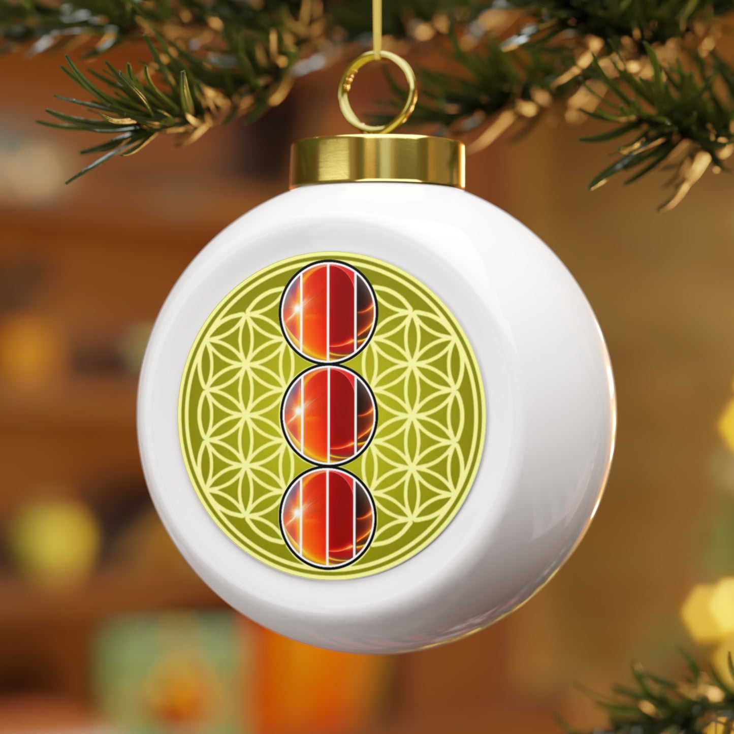 #79 - Made with Miracles 3" Christmas Ball Ornament - Tetrad 4 2015