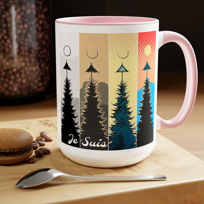 #83 Tea and Miracles 15oz Mug (USA) 2015 British Christmas Super Moon / No Text, Choose from 5 colours