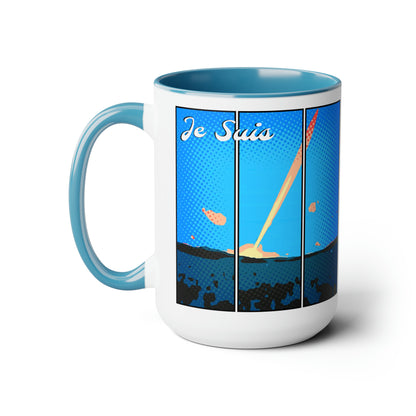 #47 Tea and Miracles 15oz Mug (USA) 2013 Thanksgiving Torch / Event Text, Choose from 5 colours