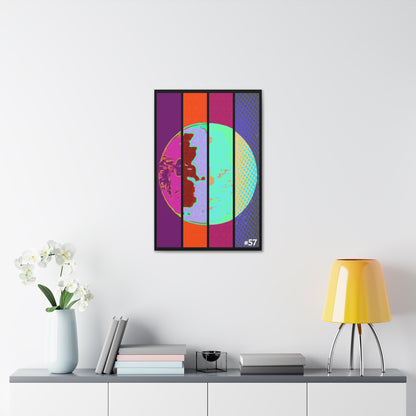 #57 - Made with Miracles - Tall Canvas Wall Art, 3 sizes available - 2014 Tetrad 1