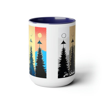 #83 Tea and Miracles 15oz Mug (USA) 2015 British Christmas Super Moon / No Text, Choose from 5 colours