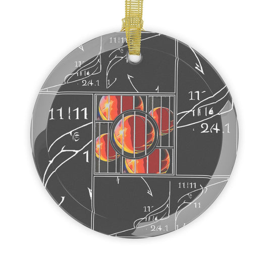 #112 - Made with Miracles - Thanksgiving, Hanukkah, Glass Ornament (INT) 2017 Conjunction of Conjunctions / No Text