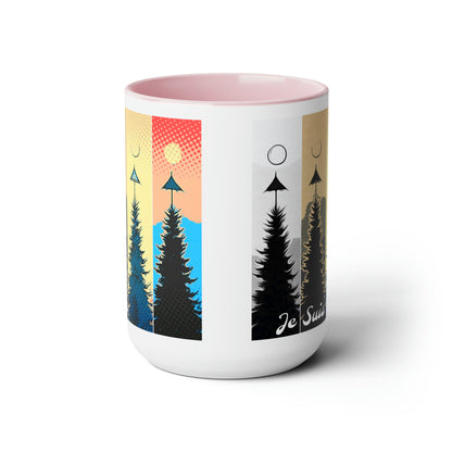 #83 Tea and Miracles 15oz Mug (USA) 2015 British Christmas Super Moon / No Text, Choose from 5 colours