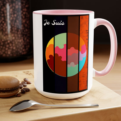 #63 Tea & Miracles 15oz Mug, Tetrad 2 / No Text, Choose from 5 colours - GEN2 Popart