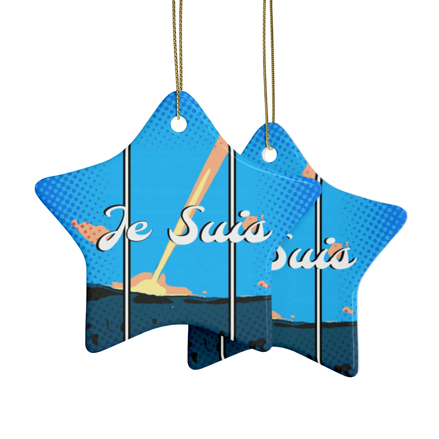 #47 - Je Suis - Made with Miracles - Thanksgiving, Hanukkah, Christmas Decoration (4 Shapes)