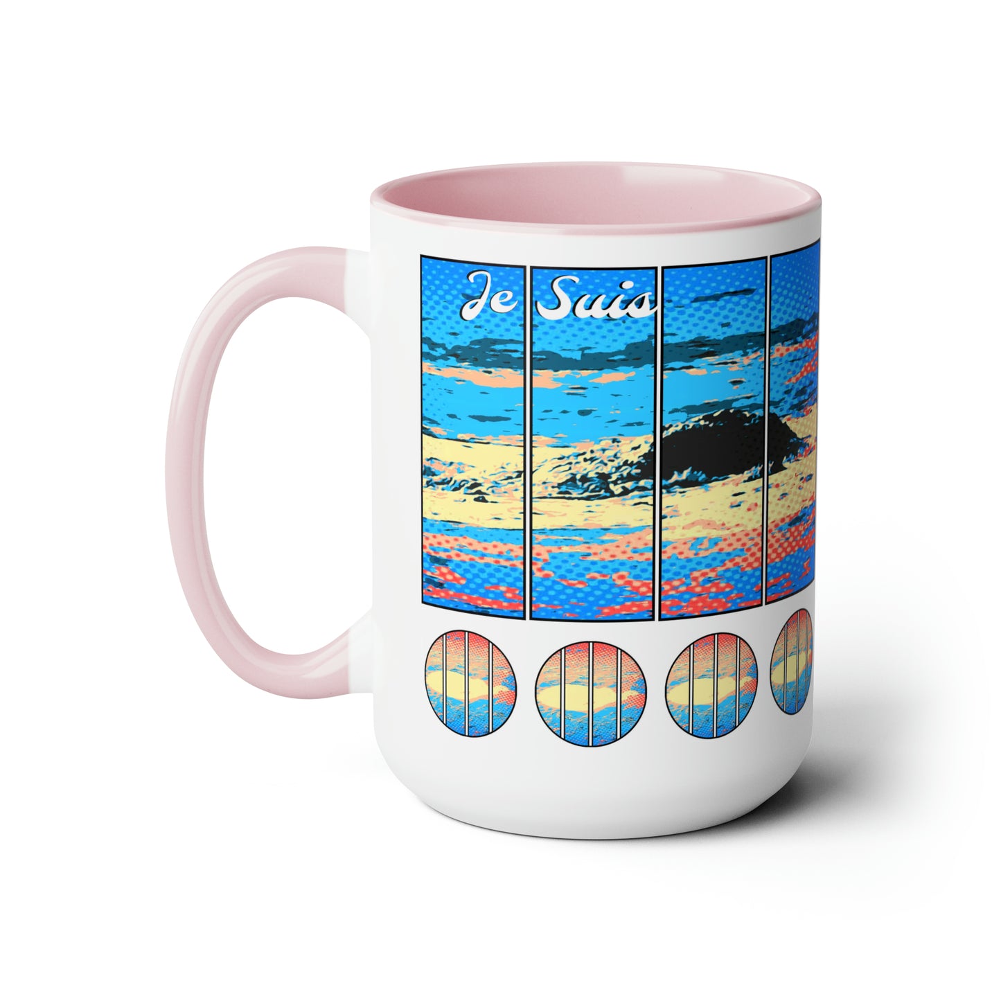 #22 Tea and Miracles 15oz Mug (USA) 2011 End of the World Island / Event Text, Choose from 5 colours