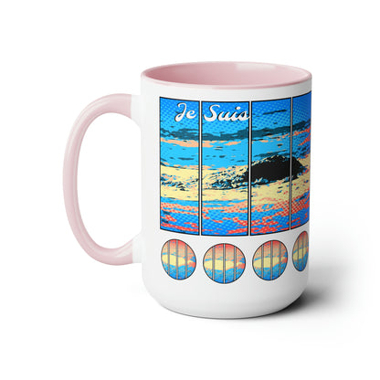 #22 Tea and Miracles 15oz Mug (USA) 2011 End of the World Island / Event Text, Choose from 5 colours