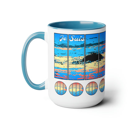 #22 Tea and Miracles 15oz Mug (USA) 2011 End of the World Island / Event Text, Choose from 5 colours