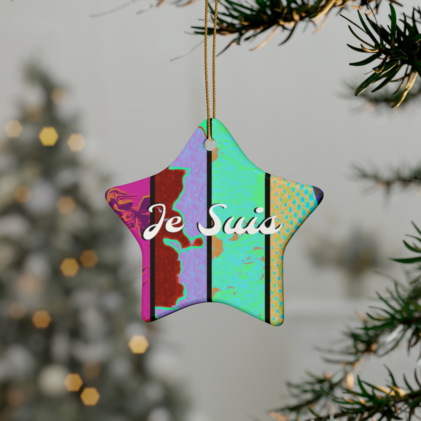 #57 - Je Suis - Made with Miracles - Thanksgiving, Hanukkah, Christmas Decoration (4 Shapes) - Tetrad 1