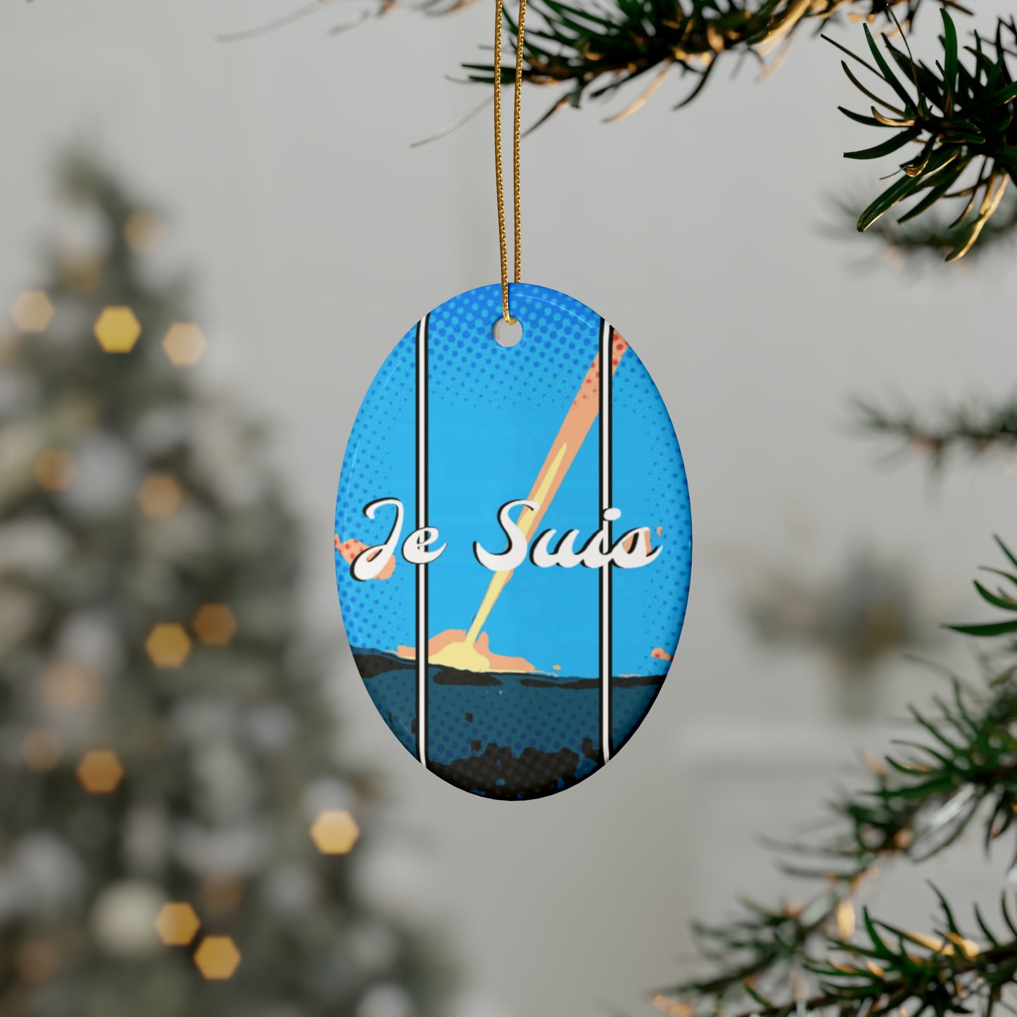 #47 - Je Suis - Made with Miracles - Thanksgiving, Hanukkah, Christmas Decoration (4 Shapes)