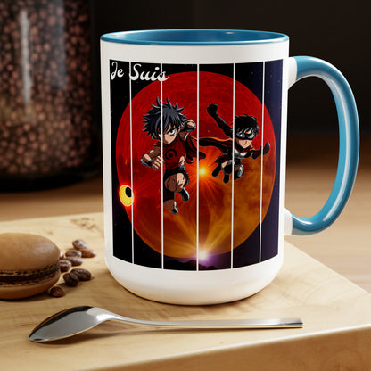 #115 Tea and Miracles 15oz Mug (USA) 2018 Chinese Eclipse / No Text, Choose from 5 colours