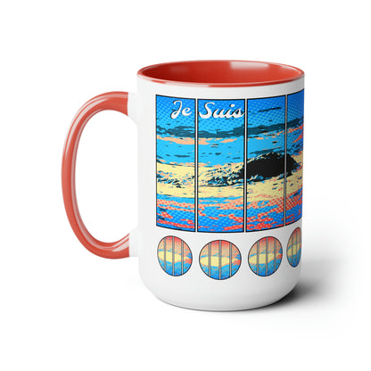 #22 Tea and Miracles 15oz Mug (USA) 2011 End of the World Island / No Text, Choose from 5 colours