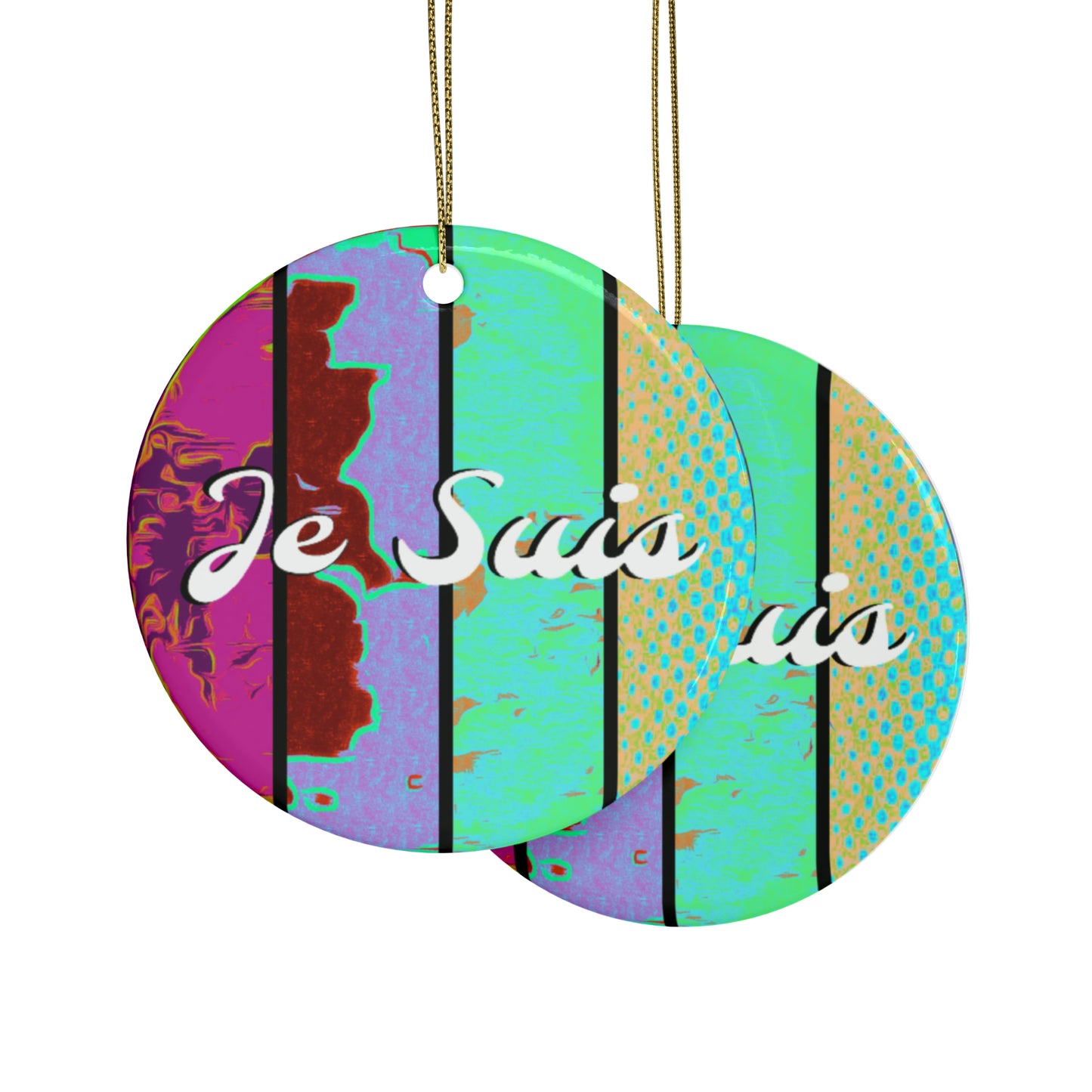 #57 - Je Suis - Made with Miracles - Thanksgiving, Hanukkah, Christmas Decoration (4 Shapes) - Tetrad 1