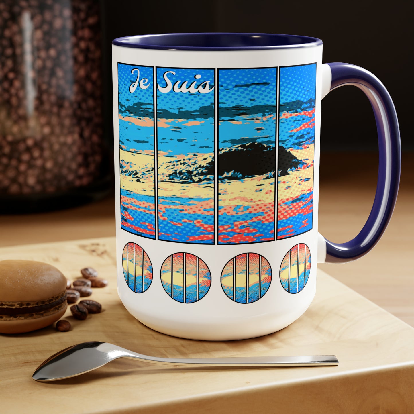 #22 Tea and Miracles 15oz Mug (USA) 2011 End of the World Island / No Text, Choose from 5 colours