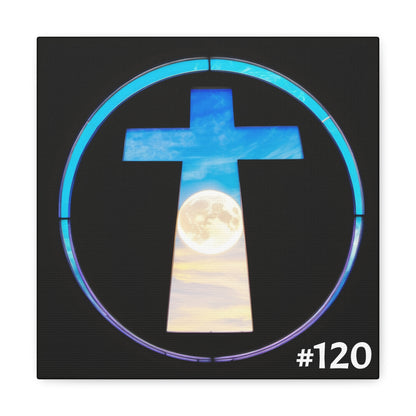 #120 - Made with Miracles Miniature Collectable Square Canvas Wall Art, 4 sizes available - Great American Eclipse 2