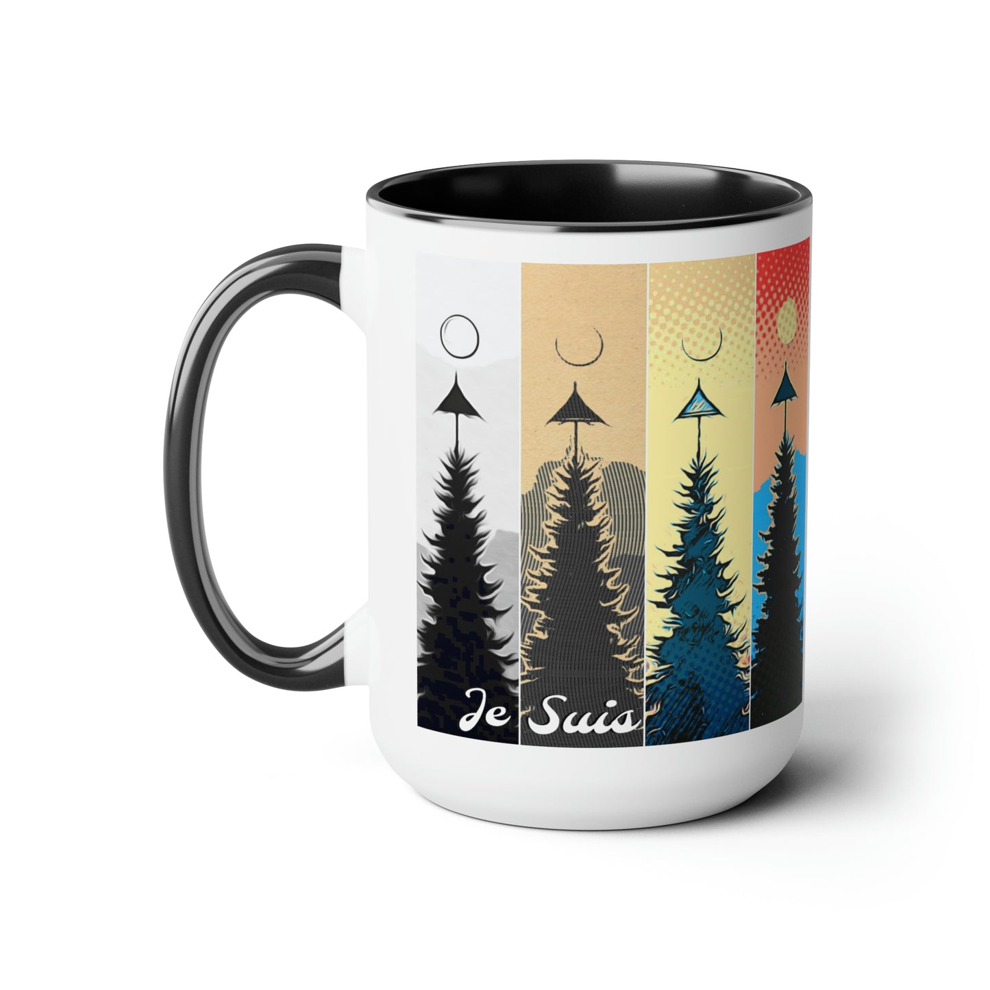 #83 Tea and Miracles 15oz Mug (USA) 2015 British Christmas Super Moon / No Text, Choose from 5 colours