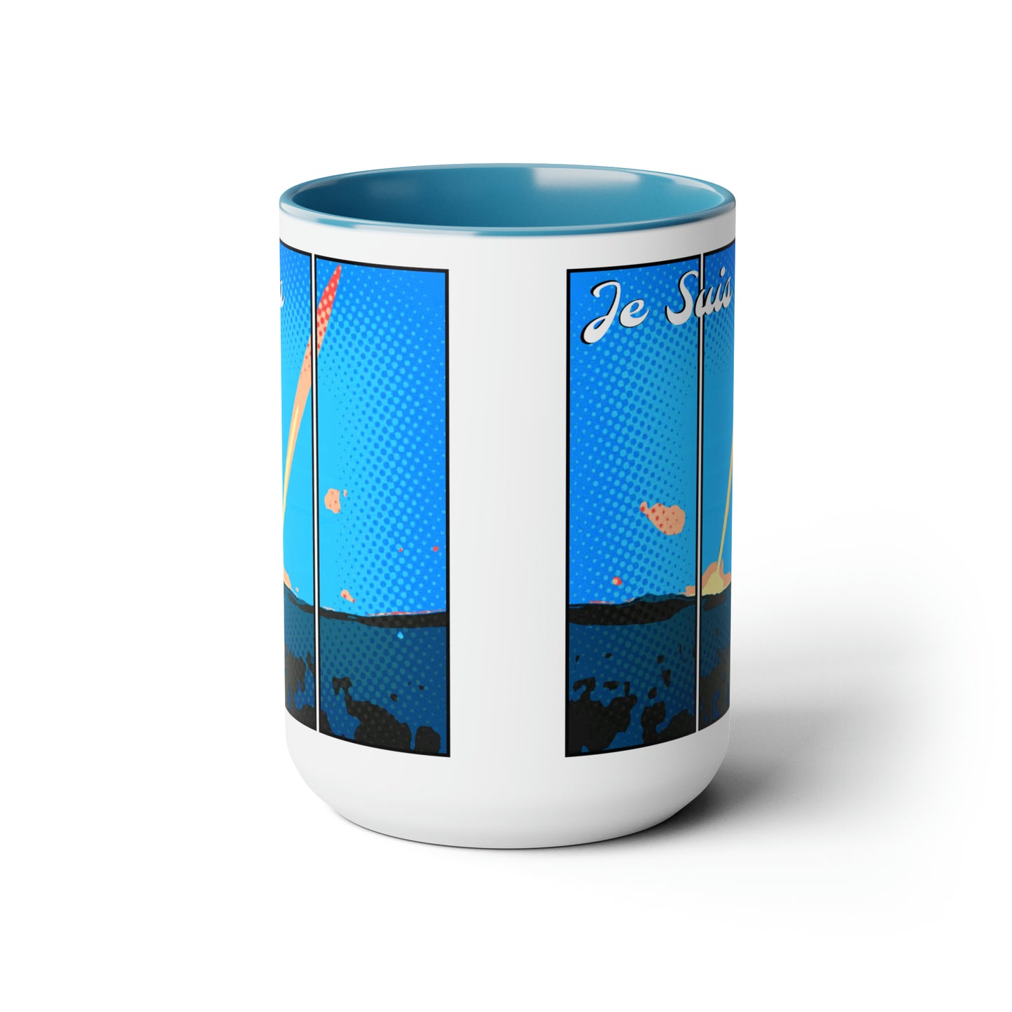 #47 Tea and Miracles 15oz Mug (USA) 2013 Thanksgiving Hanukkah Torch / No Text, Choose from 5 colours