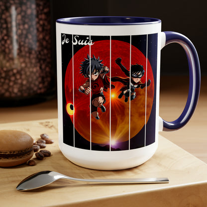 #115 Tea and Miracles 15oz Mug (USA) 2018 Chinese Eclipse / No Text, Choose from 5 colours