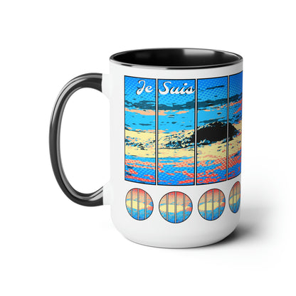 #22 Tea and Miracles 15oz Mug (USA) 2011 End of the World Island / No Text, Choose from 5 colours