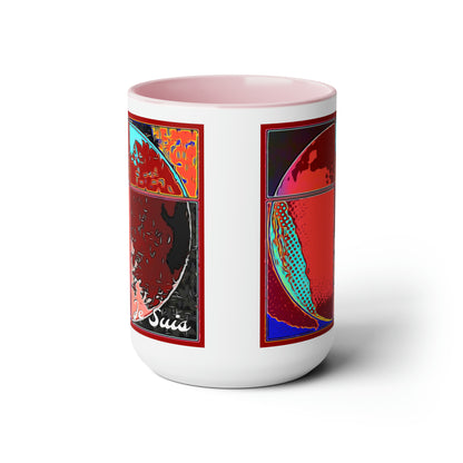 #51 Tea and Miracles 15oz Mug (USA) 2015/16 Tetrad Cross / No Text, Choose from 5 colours