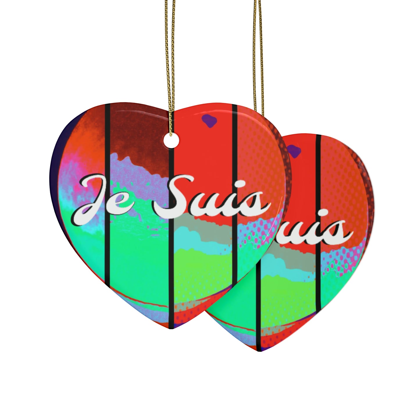 #73 - Je Suis - Made with Miracles - Thanksgiving, Hanukkah, Christmas Decoration (4 shapes) - Tetrad 3