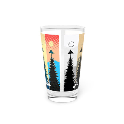 #83 Made with Miracles Pint Glass, 16oz (USA) 2015 Christmas Super Moon