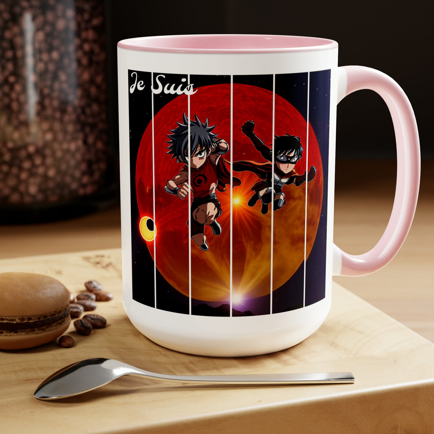 #115 Tea and Miracles 15oz Mug (USA) 2018 Chinese Eclipse / No Text, Choose from 5 colours