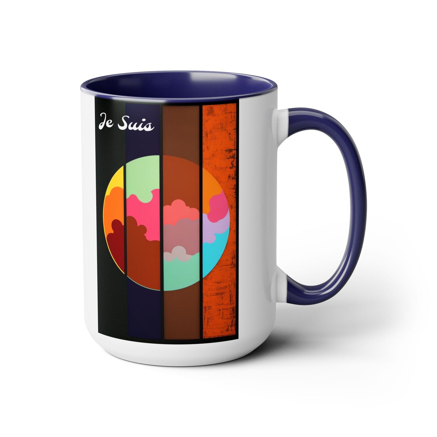 #63 Tea & Miracles 15oz Mug, Tetrad 2 / No Text, Choose from 5 colours - GEN2 Popart