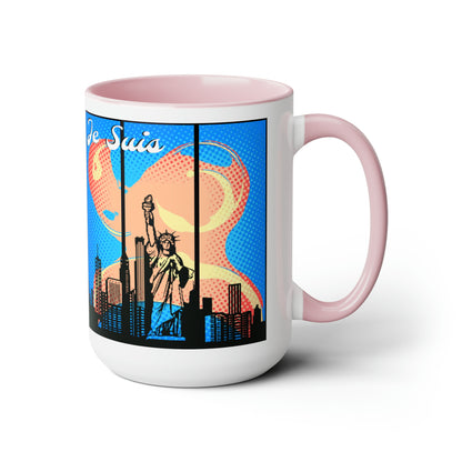 #3 Tea and Miracles 15oz Mug (USA) 2000 New York Christmas Eclipse / No Text, Choose from 5 colours