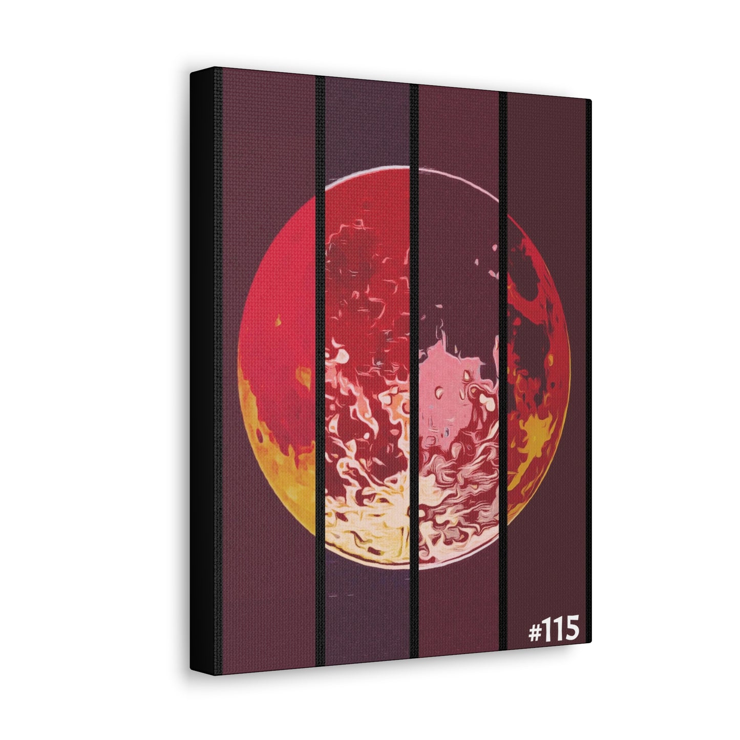 #115 - Made with Miracles Minature Collectable Tall Canvas Wall Art, 3 sizes available - 2018 Chinese Eclipse