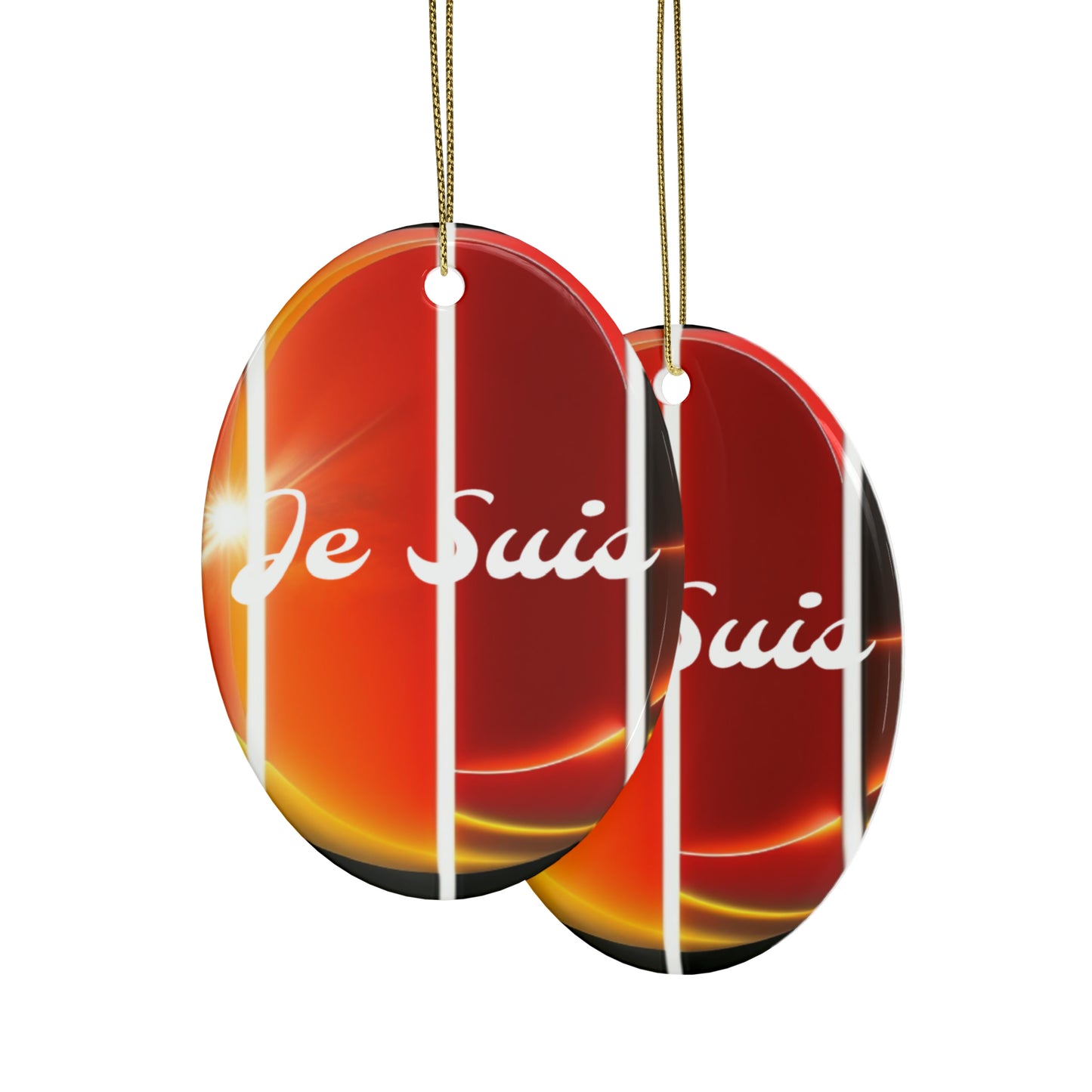 #79 - Je suis - Made with Miracles - Thanksgiving, Hanukkah, Christmas Decoration (4 shapes)