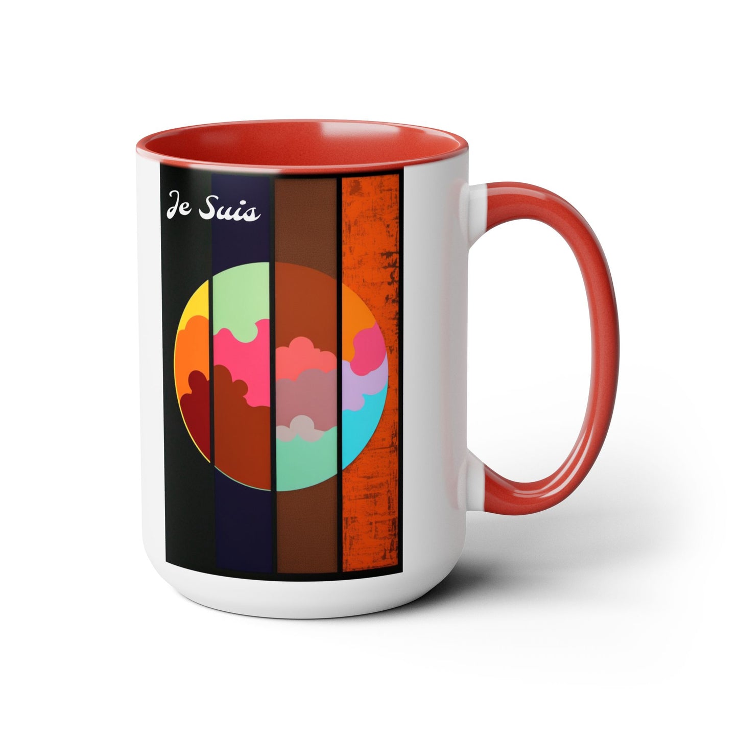 #63 Tea & Miracles 15oz Mug, Tetrad 2 / No Text, Choose from 5 colours - GEN2 Popart