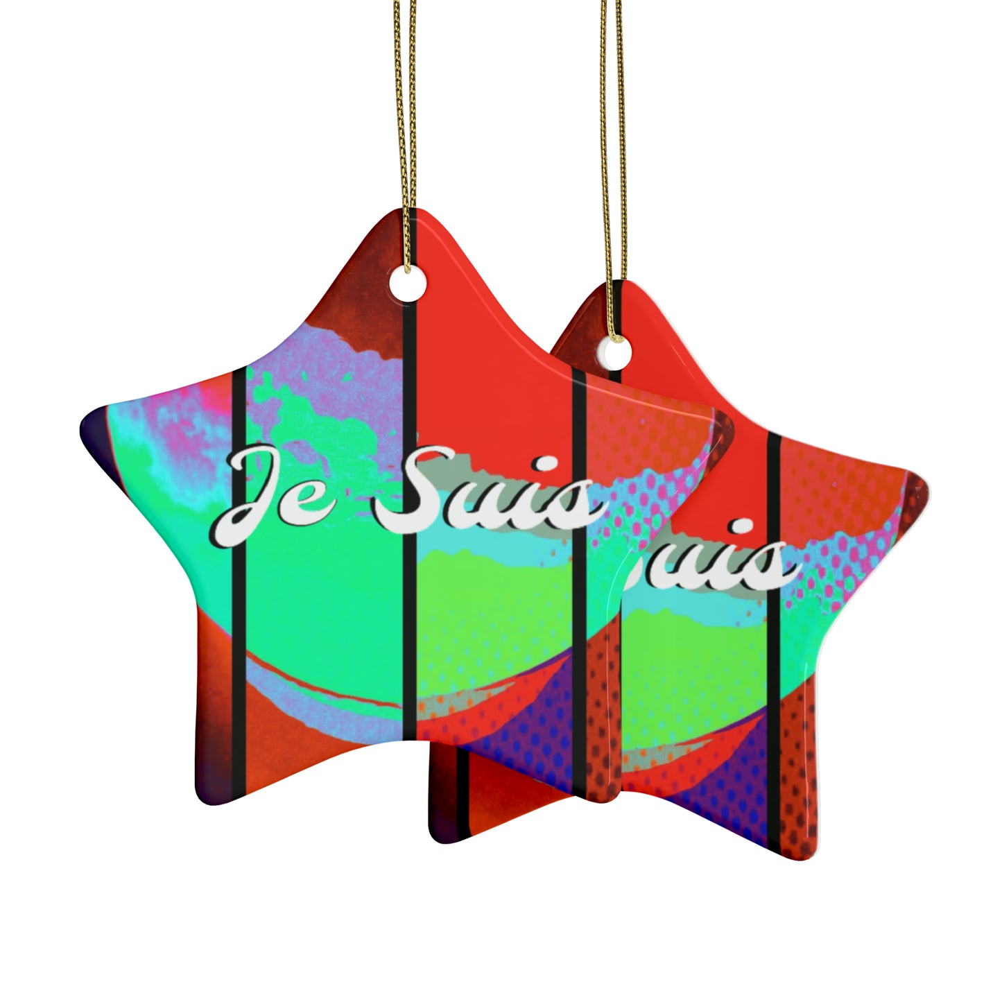 #73 - Je Suis - Made with Miracles - Thanksgiving, Hanukkah, Christmas Decoration (4 shapes) - Tetrad 3