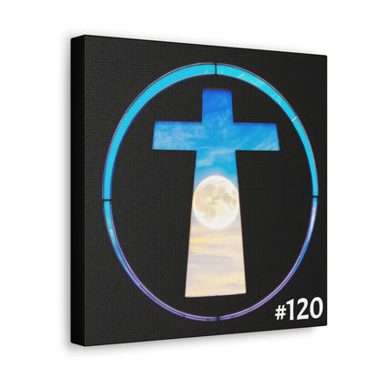 #120 - Made with Miracles Miniature Collectable Square Canvas Wall Art, 4 sizes available - Great American Eclipse 2