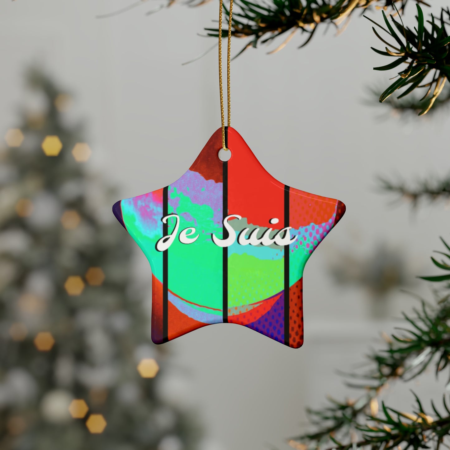 #73 - Je Suis - Made with Miracles - Thanksgiving, Hanukkah, Christmas Decoration (4 shapes) - Tetrad 3