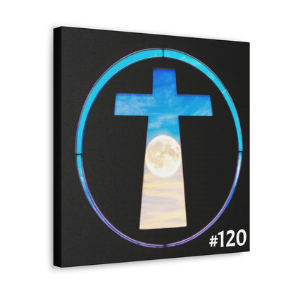 #120 - Made with Miracles Miniature Collectable Square Canvas Wall Art, 4 sizes available - Great American Eclipse 2