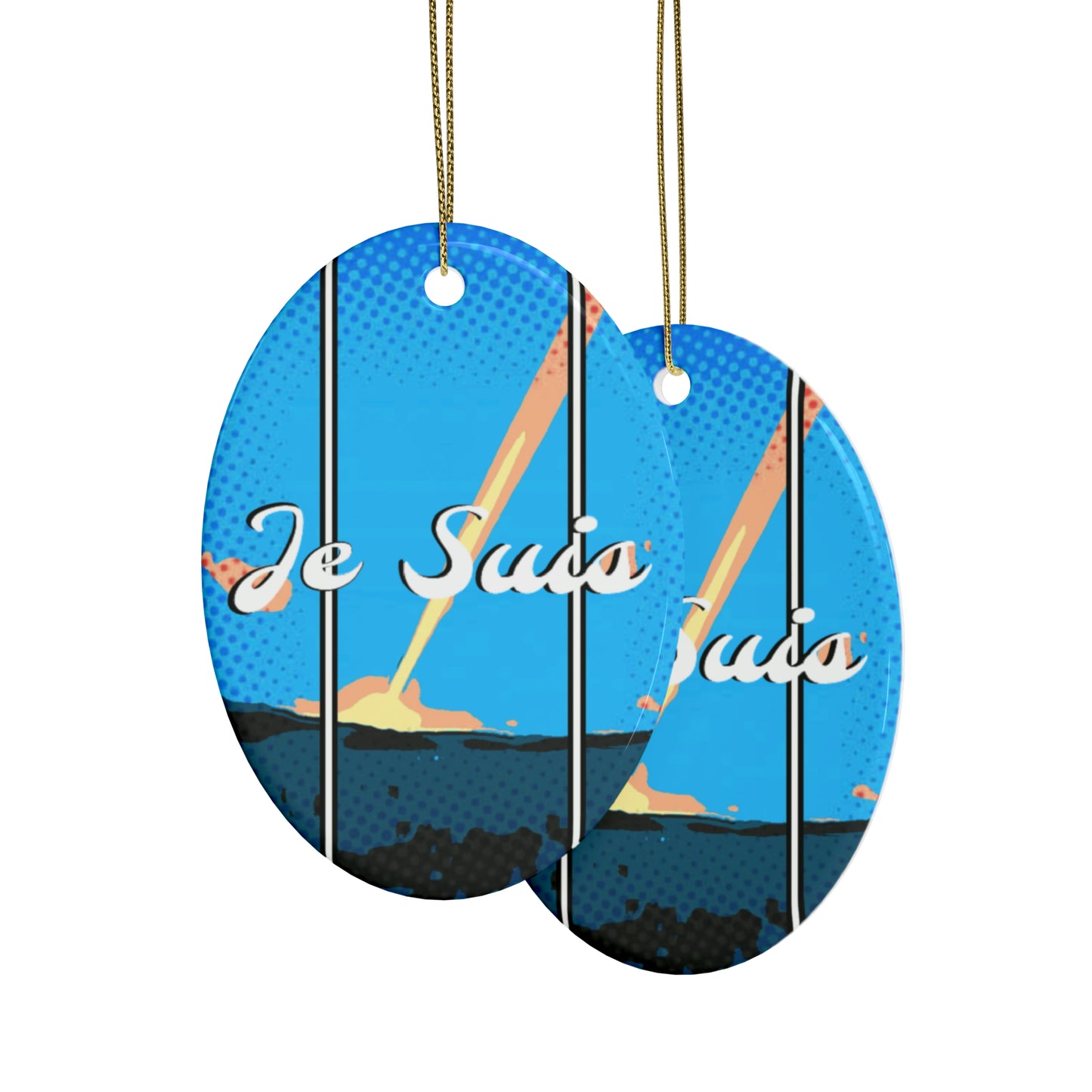 #47 - Je Suis - Made with Miracles - Thanksgiving, Hanukkah, Christmas Decoration (4 Shapes)