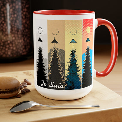 #83 Tea and Miracles 15oz Mug (USA) 2015 British Christmas Super Moon / No Text, Choose from 5 colours