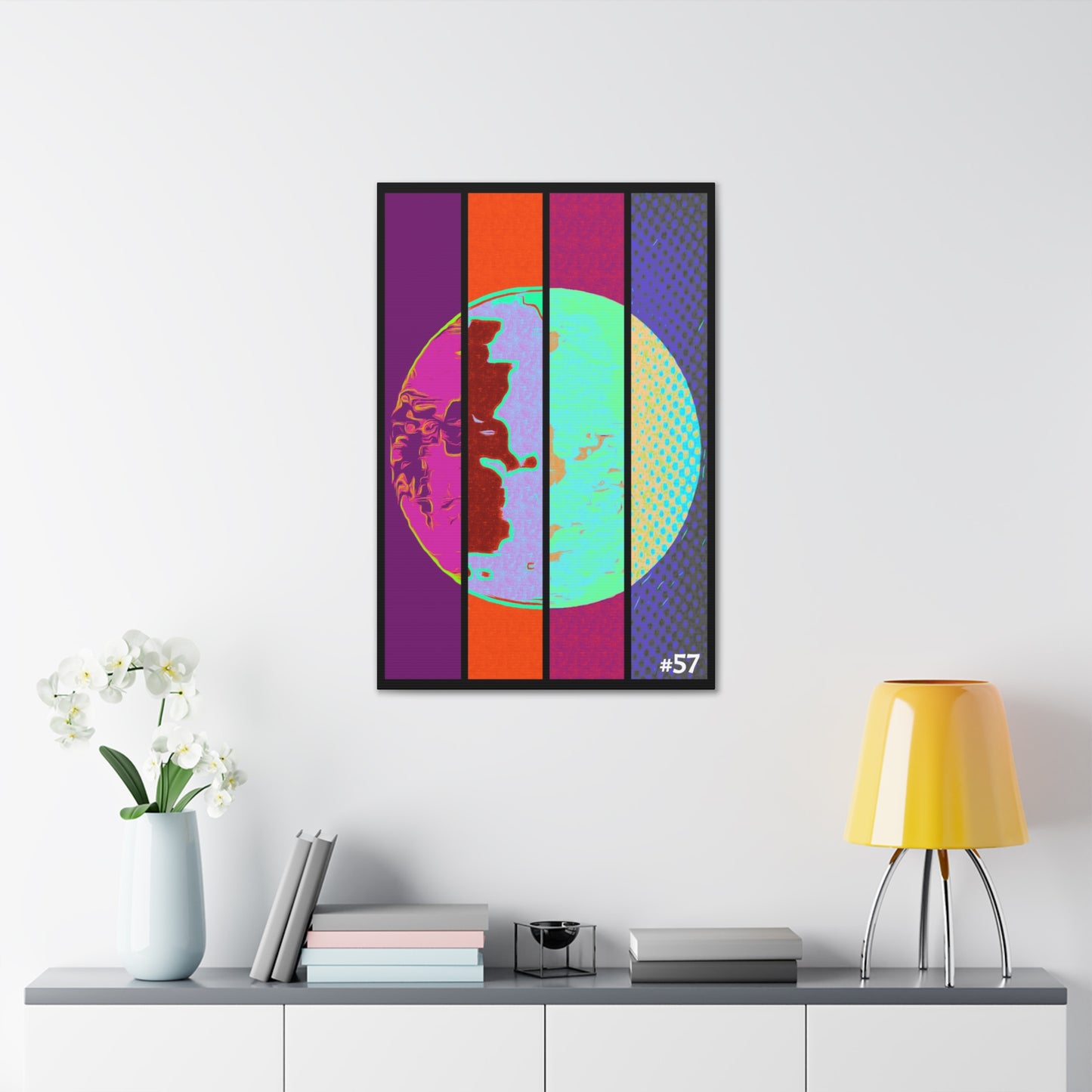 #57 - Made with Miracles - Tall Canvas Wall Art, 3 sizes available - 2014 Tetrad 1