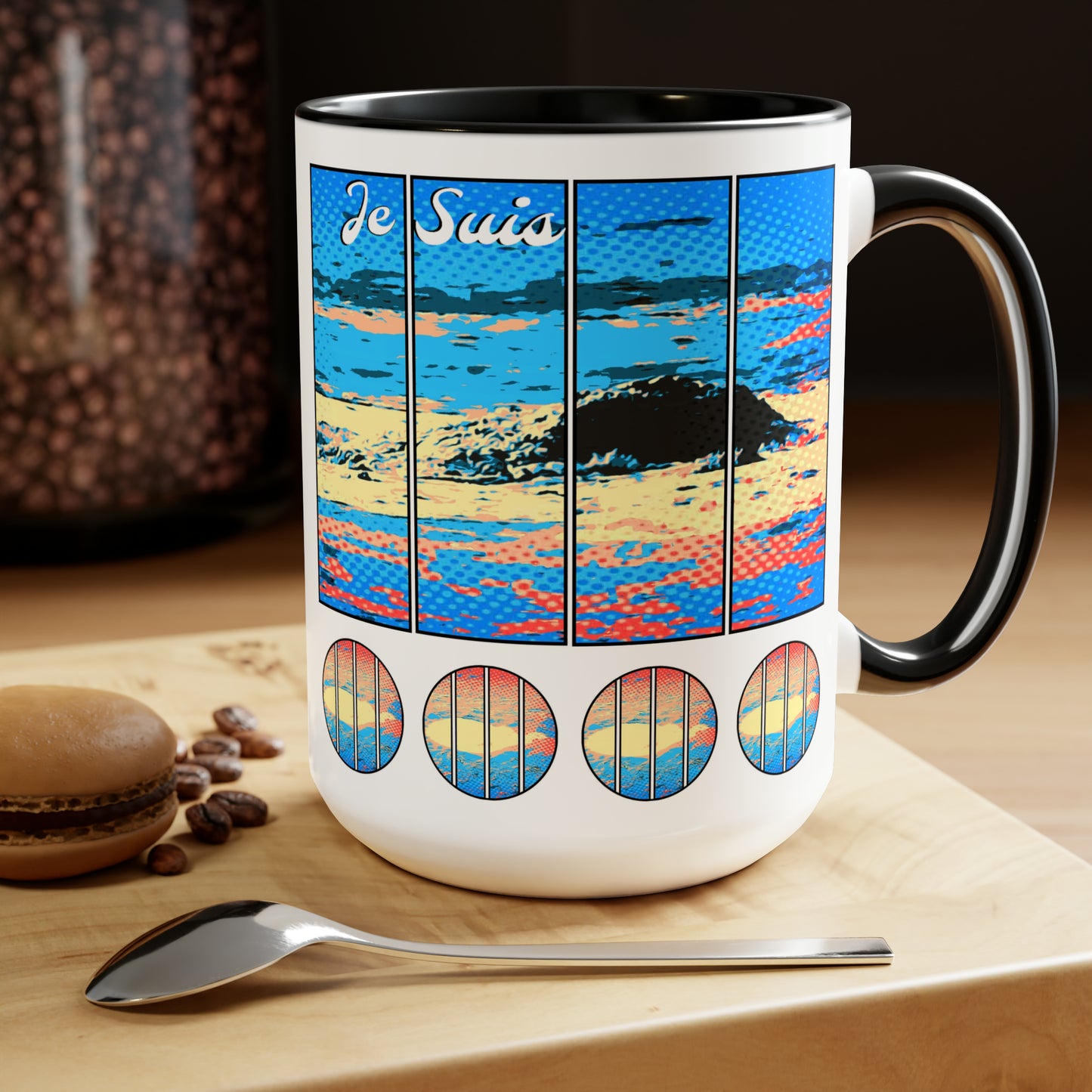 #22 Tea and Miracles 15oz Mug (USA) 2011 End of the World Island / No Text, Choose from 5 colours