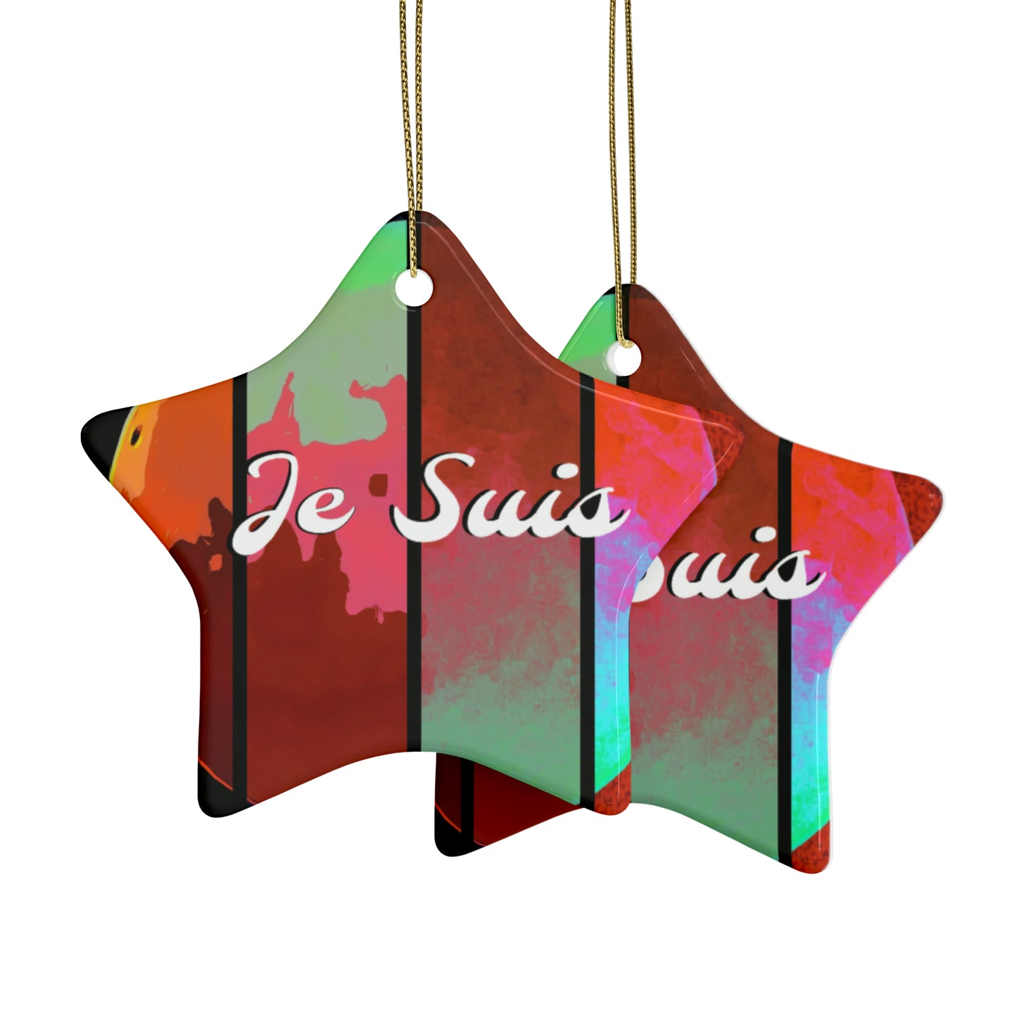 #63 - Je Suis - Made with Miracles - Thanksgiving, Hanukkah, Christmas Decoration (4 shapes) - Tetrad 2