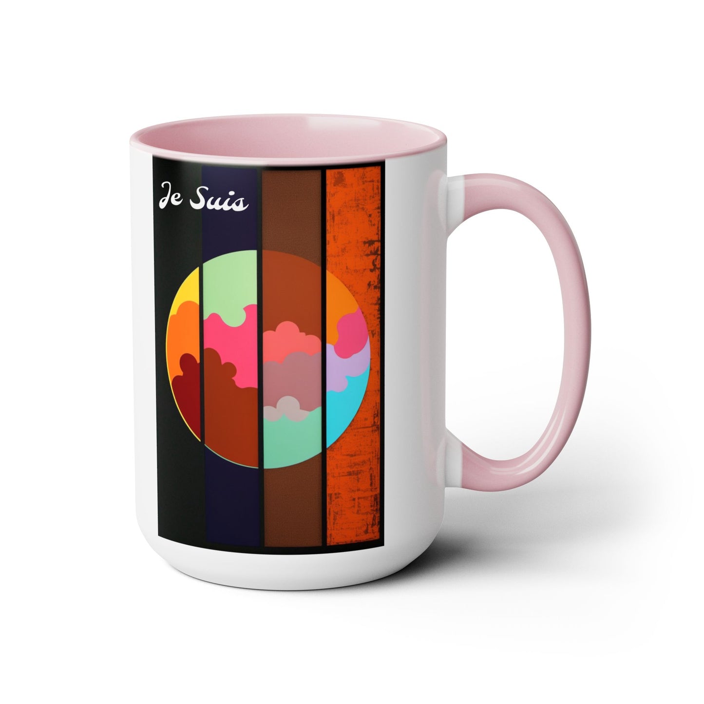 #63 Tea & Miracles 15oz Mug, Tetrad 2 / No Text, Choose from 5 colours - GEN2 Popart