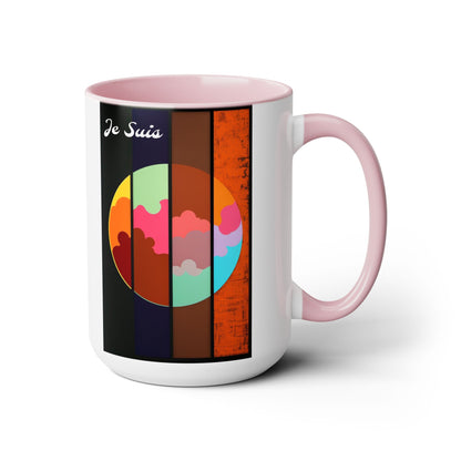 #63 Tea & Miracles 15oz Mug, Tetrad 2 / No Text, Choose from 5 colours - GEN2 Popart