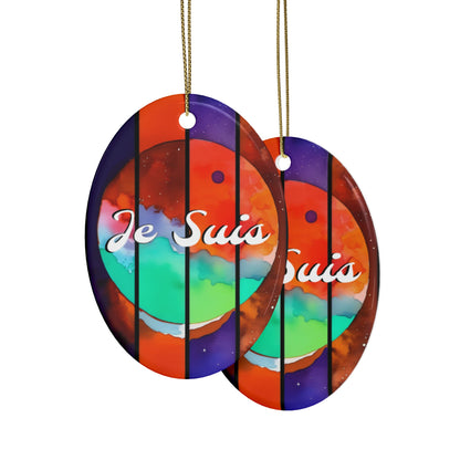 #73- Je suis - Made with Miracles - Thanksgiving, Hanukkah, Christmas Decoration (Various options) - GEN2 Watercolour with Text