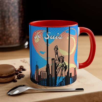 #3 - Tea and Miracles 11oz Mug (USA) 2000 New York Christmas Eclipse / No Text, Choose from 5 colours