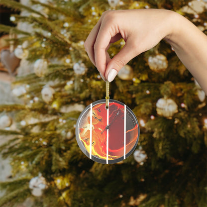 #79 - Made with Miracles - Thanksgiving, Hanukkah, Glass Ornament (INT) 2015 Double 111 Eclipse Melting Clocks