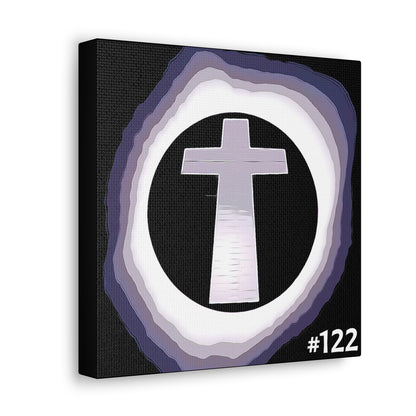 #120  - Made with Miracles Miniature Collectable Square Canvas Wall Art, 4 sizes available - Great American Eclipse 2