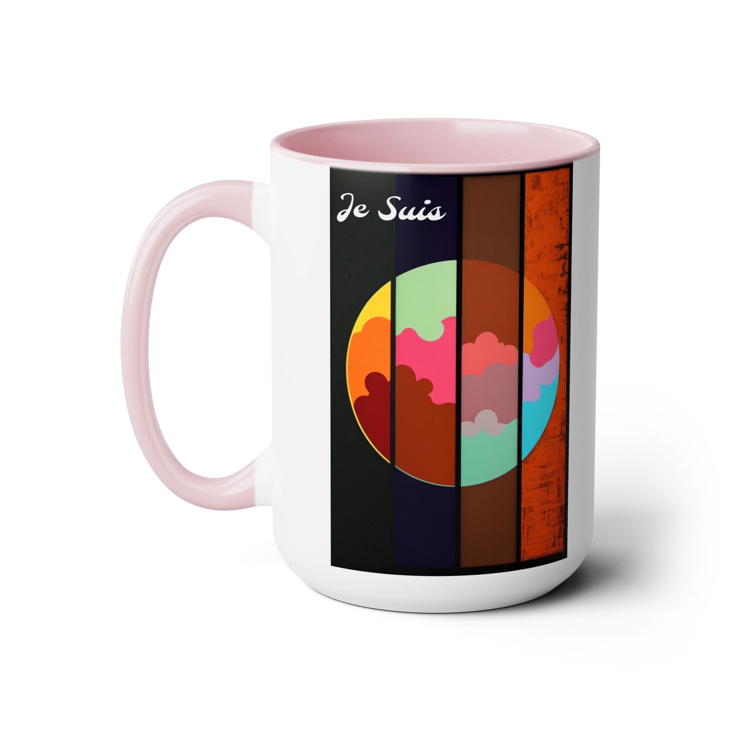 #63 Tea & Miracles 15oz Mug, Tetrad 2 / No Text, Choose from 5 colours - GEN2 Popart